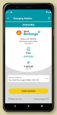 Shell Recharge android App screenshot 2